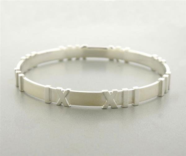Tiffany & Co Atlas Sterling Silver Bangle Bracelet (1 of 2)