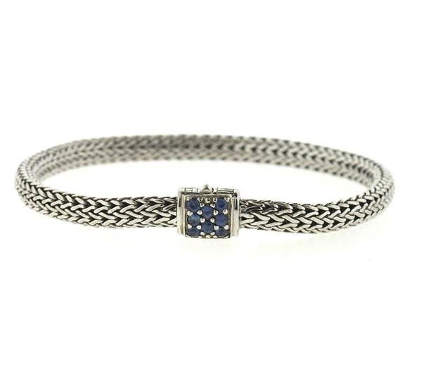 John Hardy Sterling Sapphire Classic Chain Bracelet (1 of 3)
