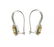18K Gold Natural Fancy Yellow Diamond Earrings - 2