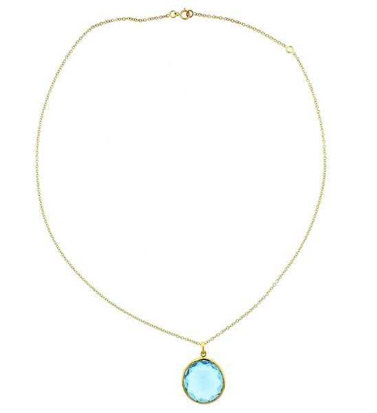 Ippolita Lollipop 18k Gold Blue Topaz Necklace (1 of 3)