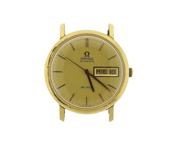 Omega De Ville 18k Gold Automatic Watch Head (1 of 3)