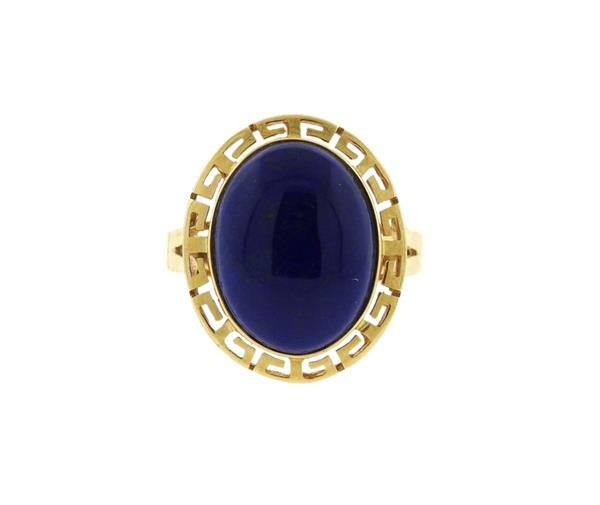 14K Gold Lapis Cocktail Ring (1 of 3)