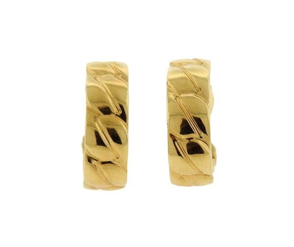 Cartier 18K Gold Hoops Earrings (1 of 4)