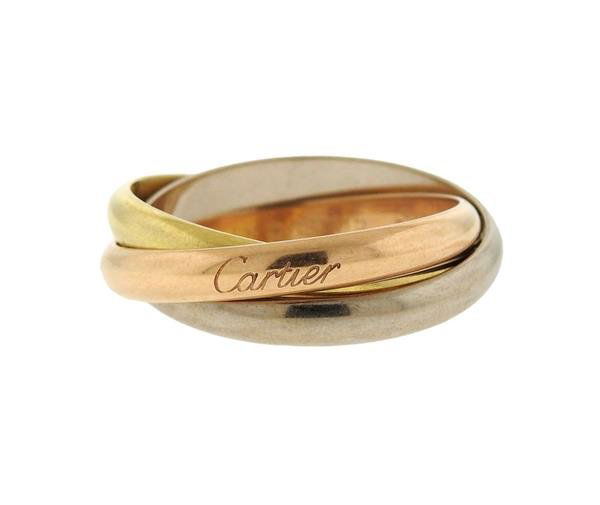 Cartier Trinity 18K Gold Rolling Band Ring (1 of 3)