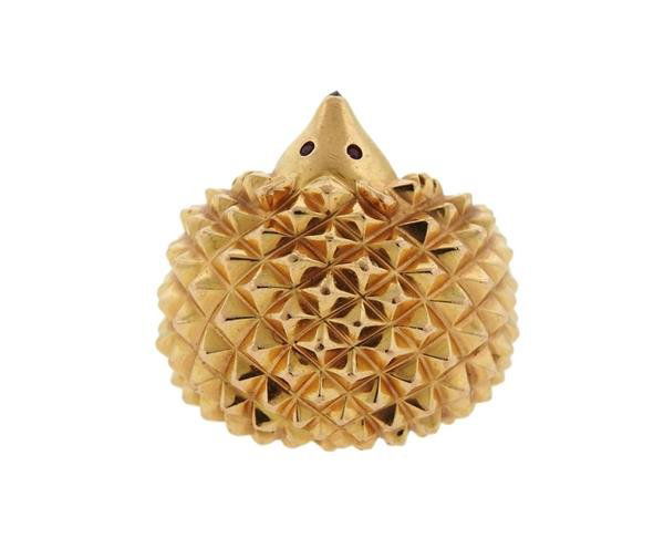Boucheron 18K Gold Hans the Hedgehog Ring (1 of 5)