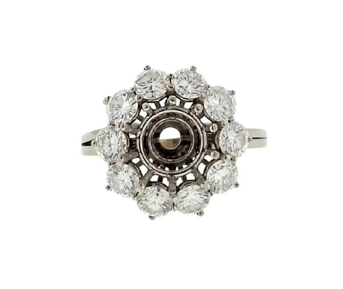 18K Gold Diamond Ring Mounting (1 of 4)