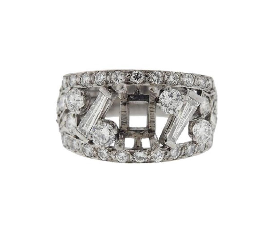 Platinum Diamond Band Ring Mounting (1 of 4)