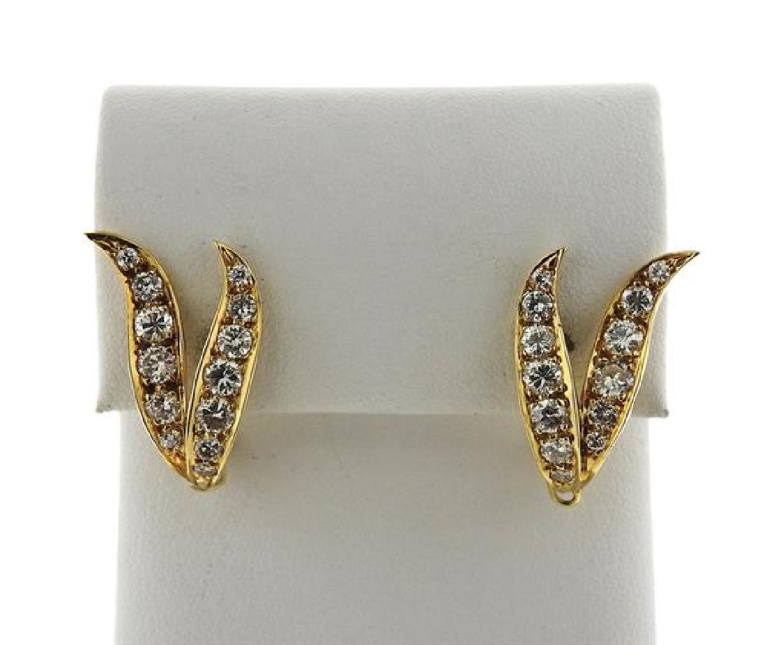 14K Gold Diamond Earrings (1 of 3)