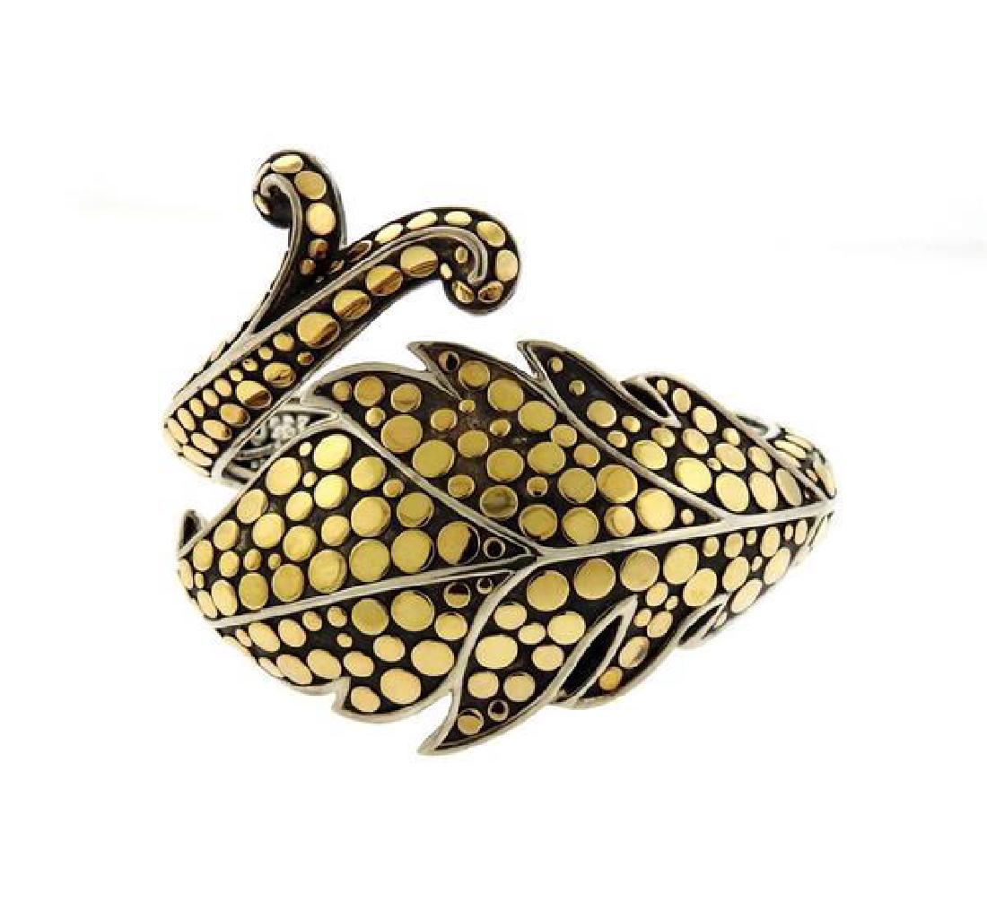 Large John Hardy Dots 18k Gold Sterling Bracelet (1 of 6)