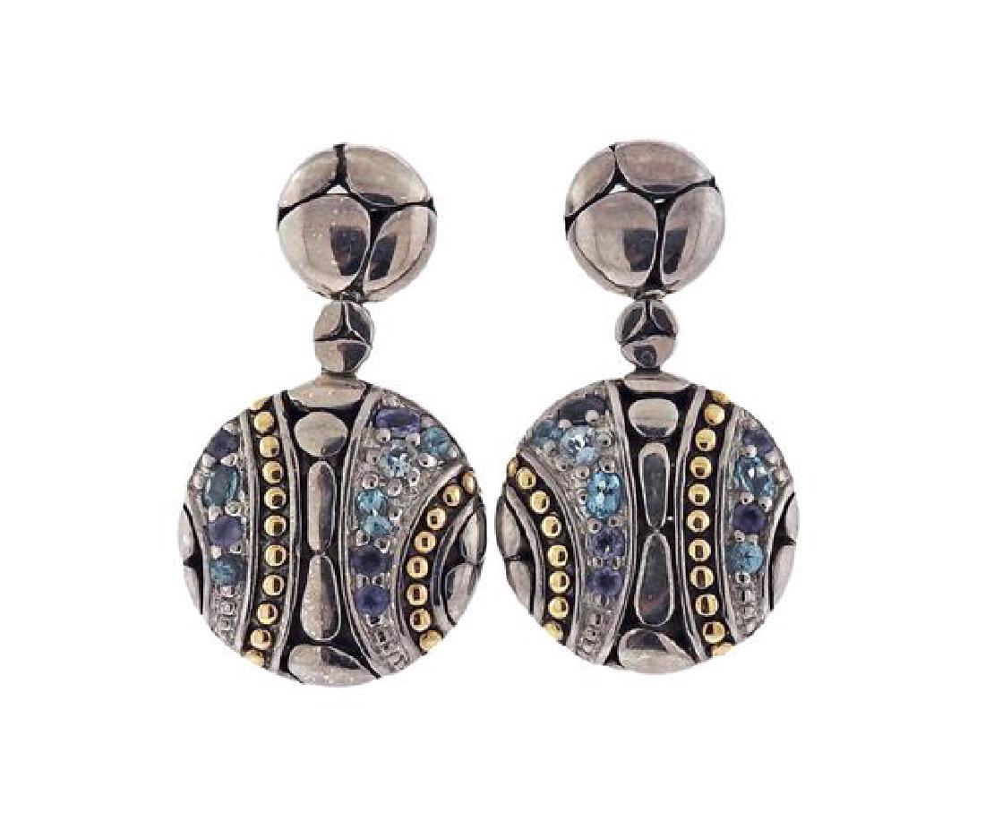 John Hardy Kali Sterling Silver 18K Gold Gemstone (1 of 3)