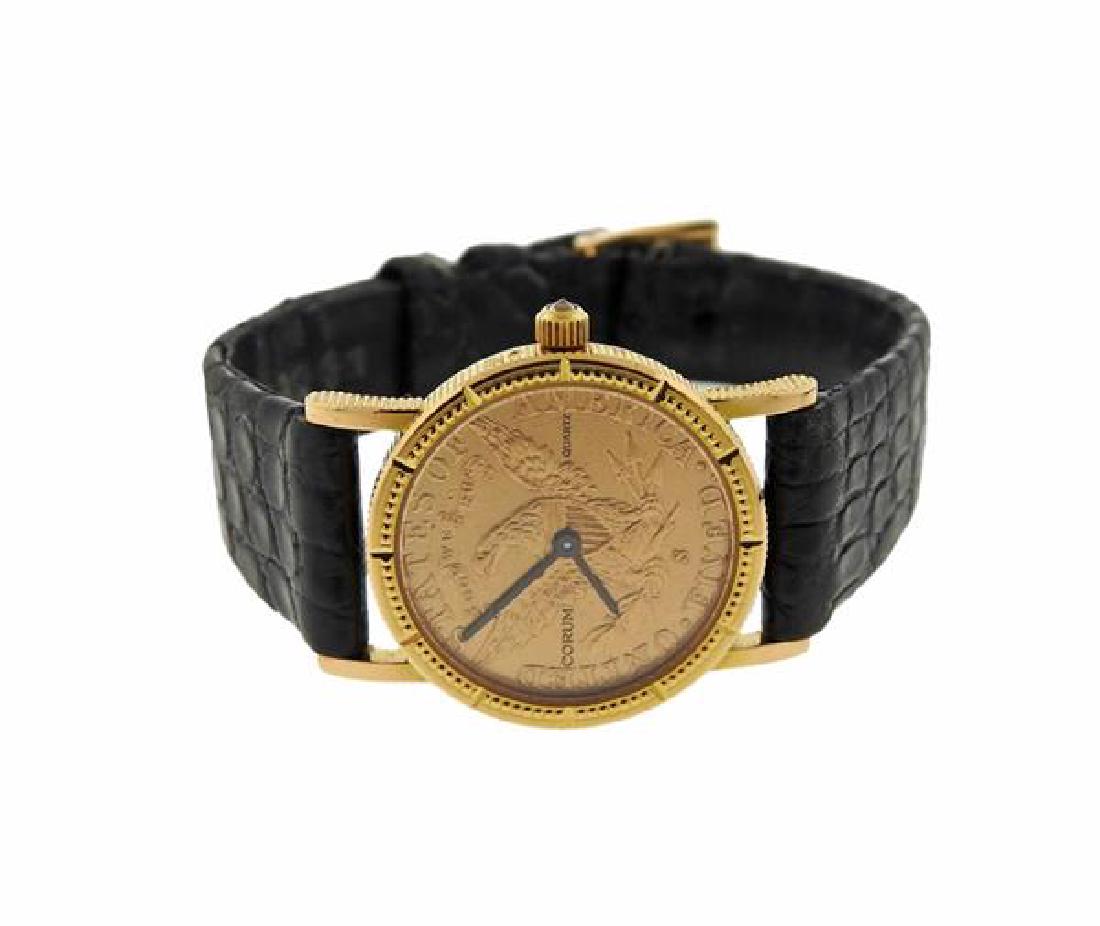 Corum 18K Gold Five Dollar Eagle Quartz Watch (1 of 5)