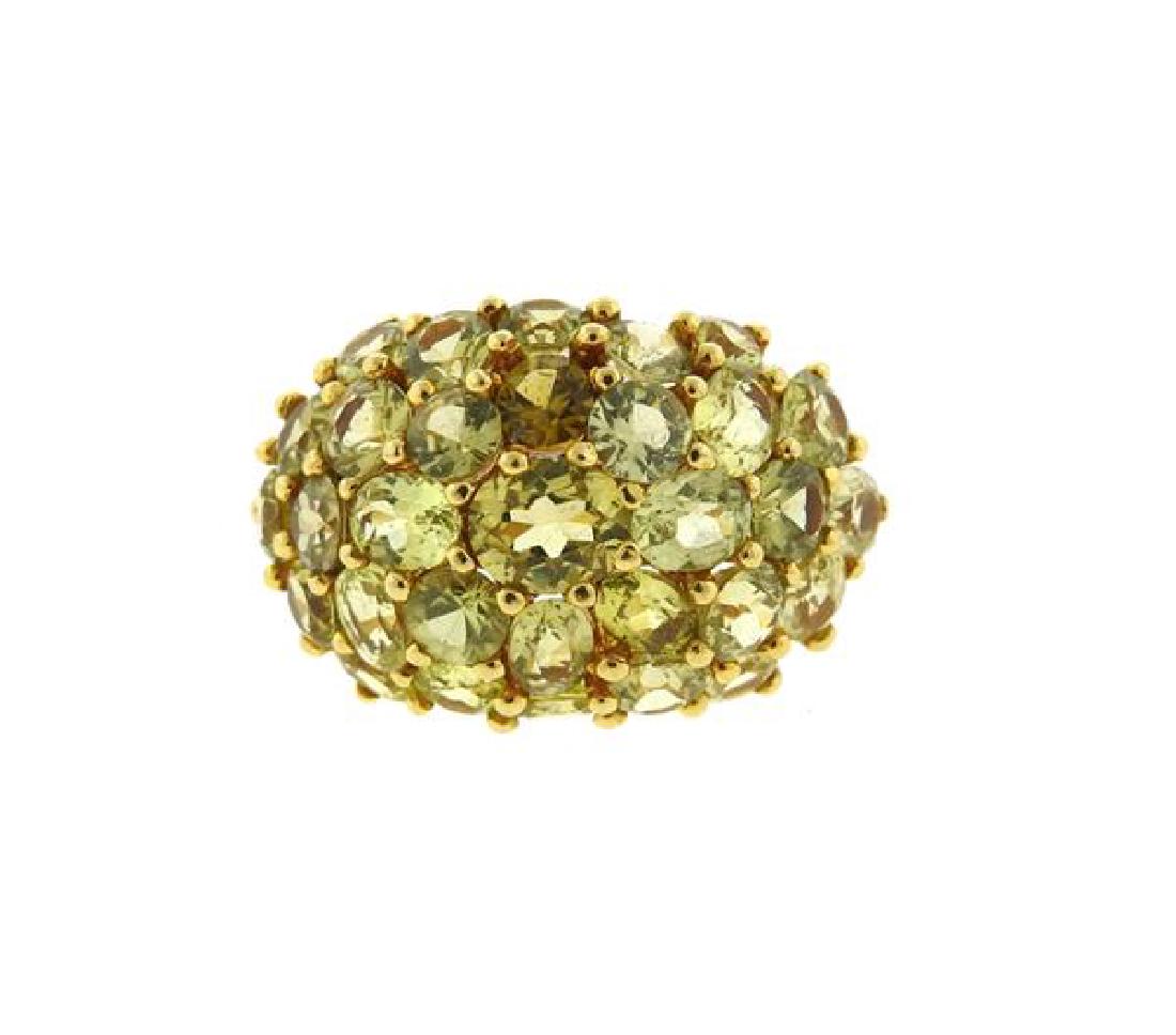 Andrea Molinari 18K Gold Yellow Garnet Cocktail Ring (1 of 3)