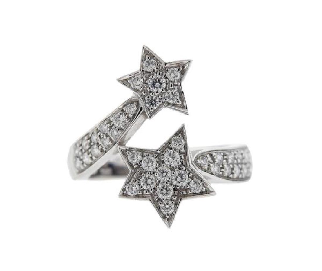 Chanel Comete 18K Gold Diamond  Star Ring (1 of 5)