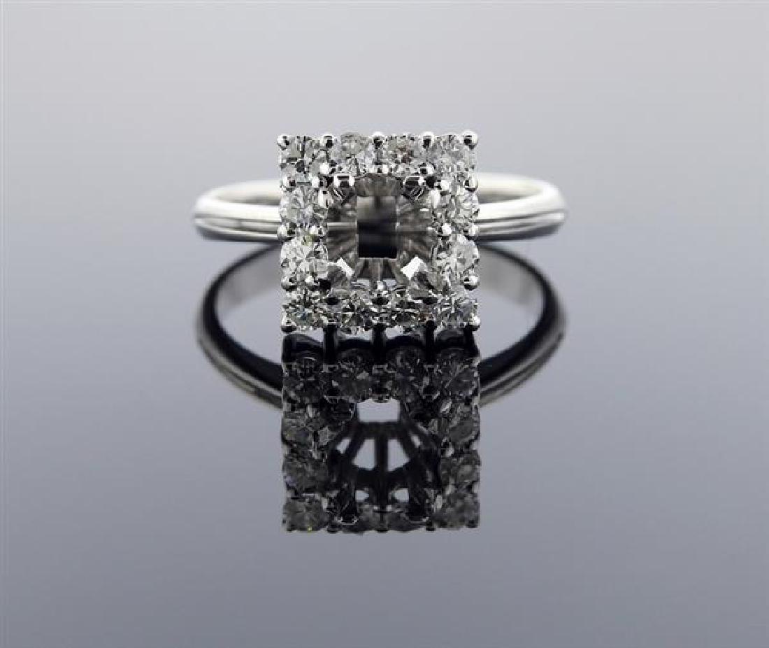 18k Gold Diamond Ring Mounting (1 of 3)