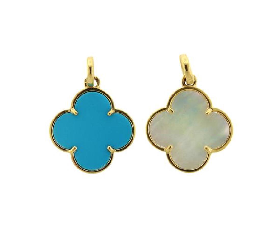Van Cleef & Arpels Alhambra 18k Gold Turquoise MOP (1 of 5)
