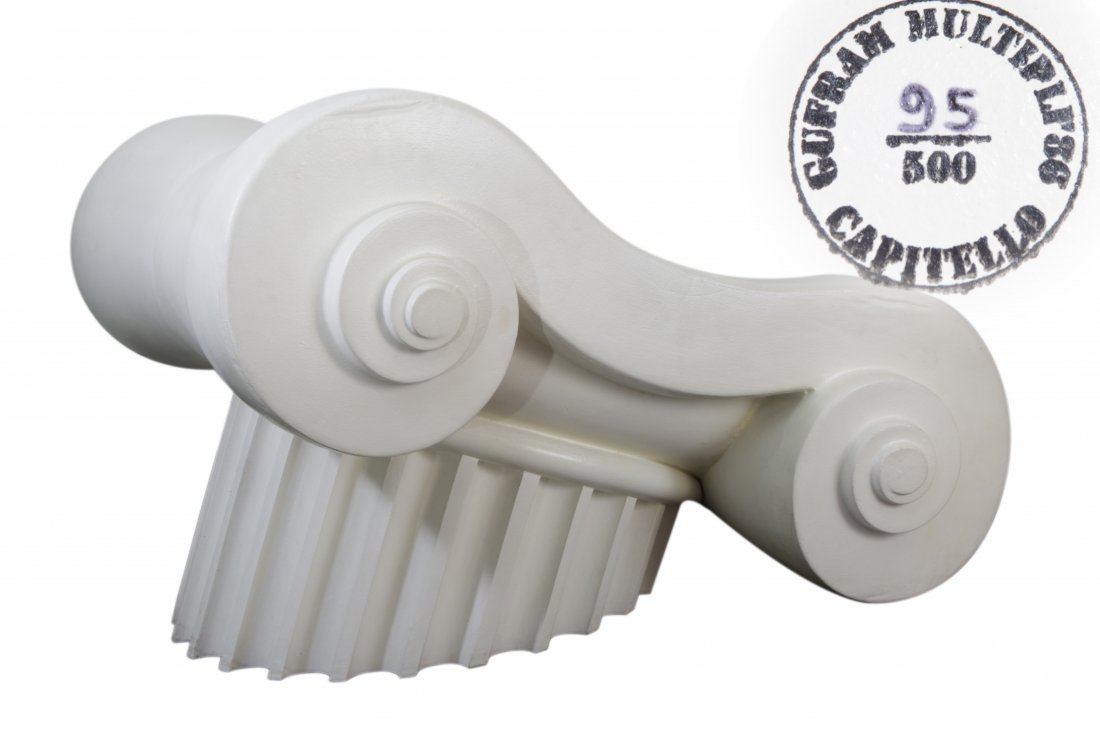 STUDIO 65: "Capitello" (Capital) cm 110x120x82 Polyurethane sitting with washable varnish Guflac, Gufram Production