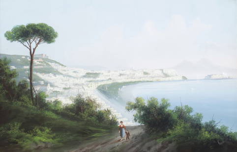 Meuris Emmanuel: Peschici, gouache on paper, cm 40,5x60