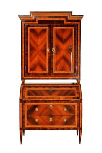 Trumeau: Trumeau made of rosewood, Luigi XVI style, Genoa, XVIII century, cm 110x55x234
