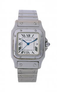 Cartier: Santos made of steel, quartz movement