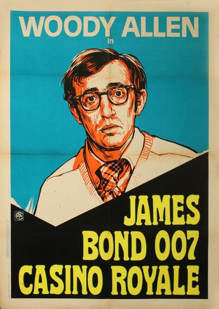 James Bond 007 Casino Royale: Anonymous, James Bond 007 Casino Royale, Sericolor, Rome, cm 100x140,