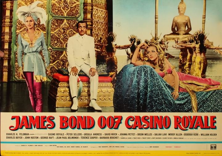 James Bond 007 Casino Royale: Anonymous, James Bond 007 Casino Royale, Graphocolor, Rome, First Italian edition 1967, cm 50x70