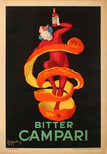 Bitter Campari: Cappiello Leonetto, Bitter Campari, Offset, 1921 first edition, cm 70x100