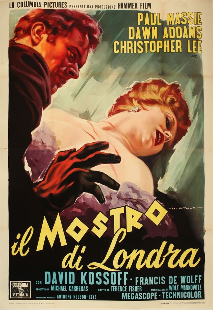 MARTINATI LUIGI (Firenze 1893 - Roma 1983) Il mostro di: Offset, Vecchioni & Guadagno, Roma, 1960 Telato Martinati Luigi Il mostro di Londra Offset, Vecchioni & Guadagno, Rome, 1960 condition: backed on linen