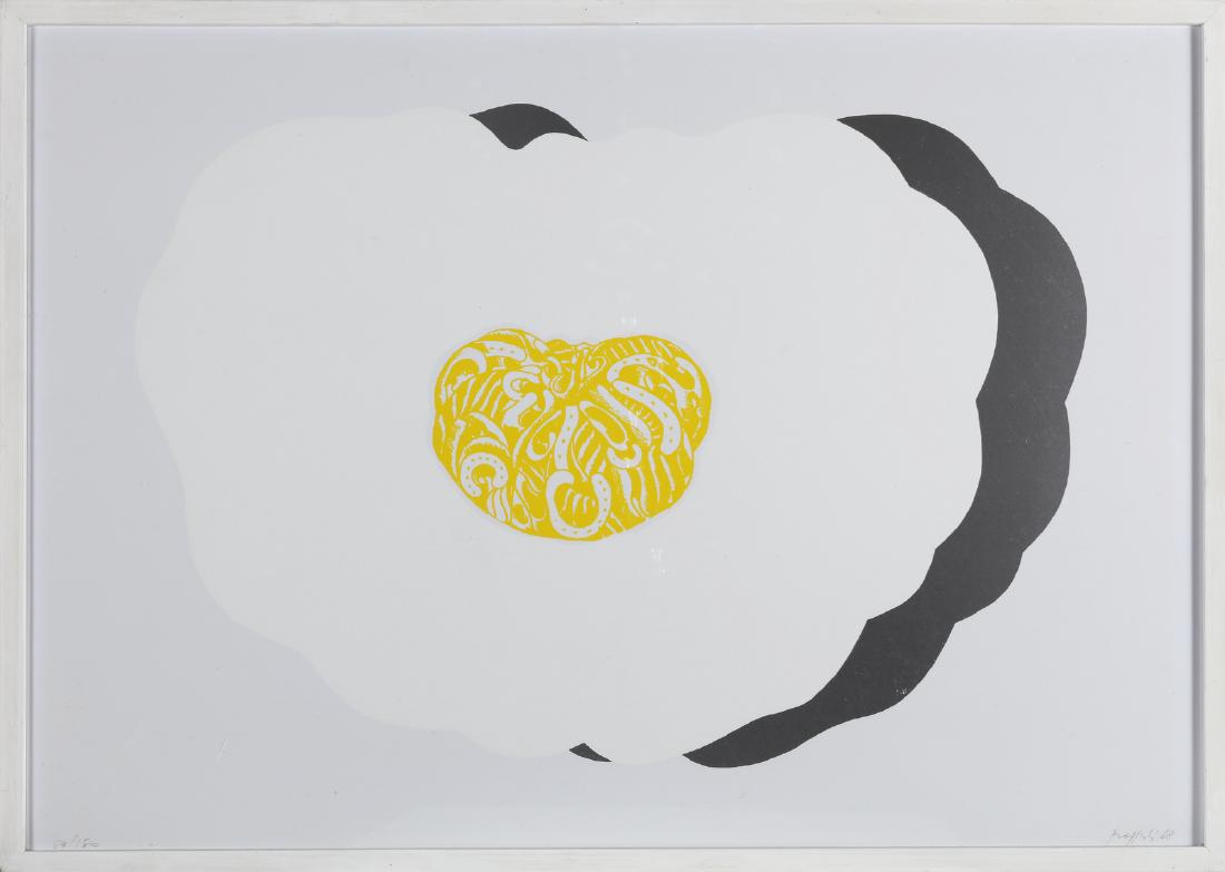 CONCETTO POZZATI Untitled.: Untitled. 1968. Silkscreen printing. Cm 70,00 x 50,00. 59/150. Edition, signature and year lower in pencil.