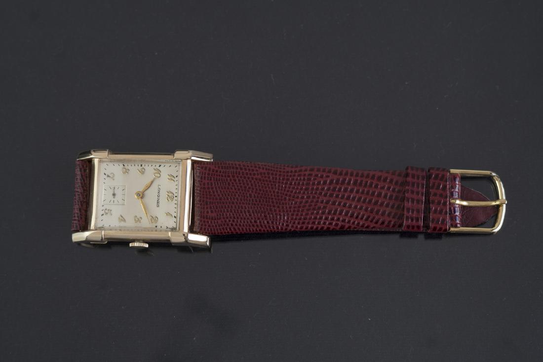 LONGINES  Longines di forma in oro 14 kt anni 50. (1 of 1)