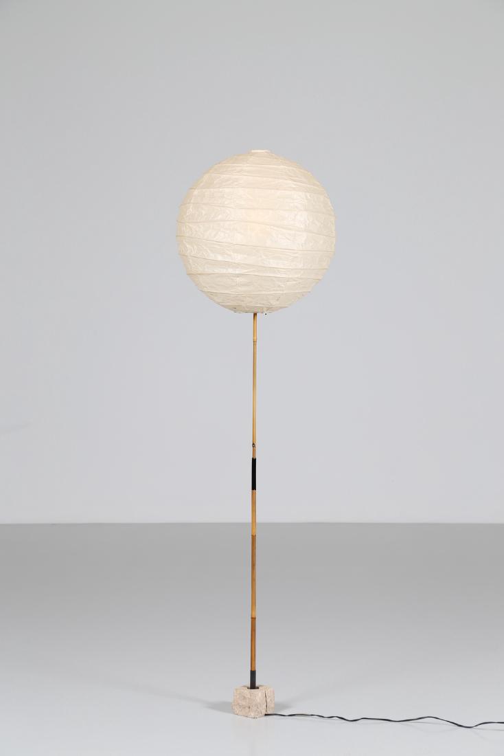 ISAMU  NOGUCHI Floor lamp, made with bamboo wood, (1 of 4)
