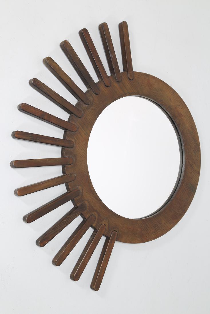 ALBERT  LECLERC Durmast mirror aniline painted, for (1 of 3)