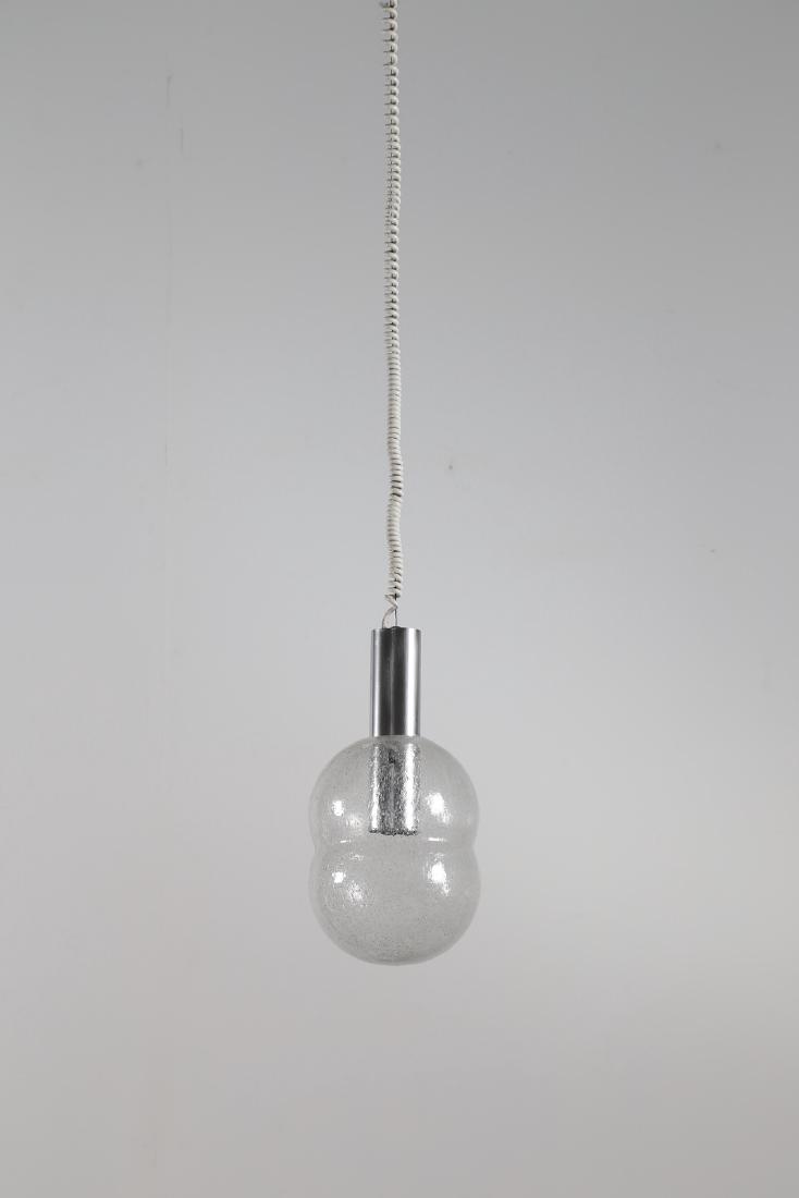 TOBIA SCARPA Anodized aluminum and frozen glass (1 of 2)