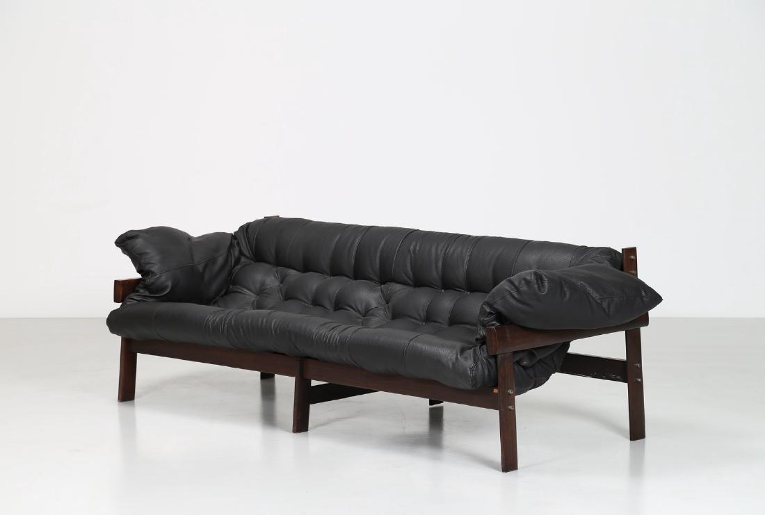 PERCIVAL LAFER Jacaranda wood and sky sofÃ , for Lafer: Jacaranda wood and sky sofÃ , for Lafer furnitures, 60â€™s.. . Cm 210,00 x 66,00 x 93,00.