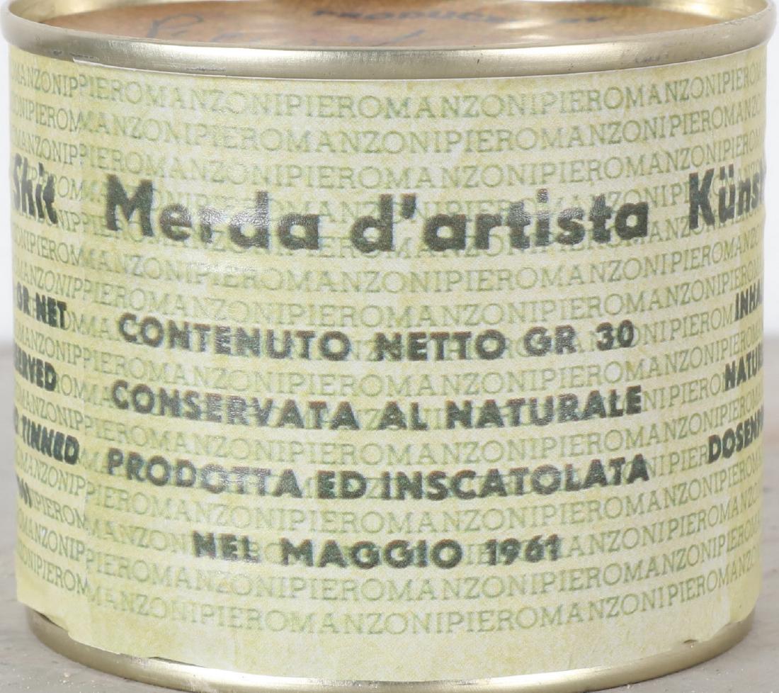 PIERO MANZONI Artist shit. (1 of 5)