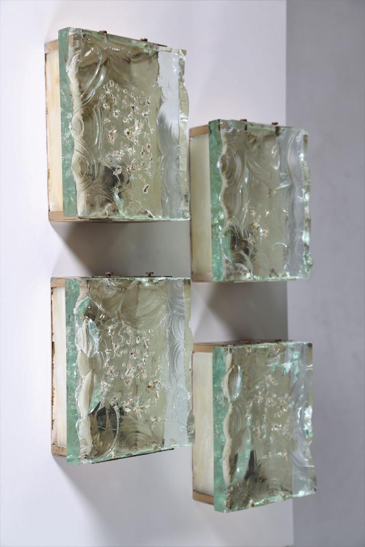 FONTANA ARTE  Quattro lampade da parete in ottone (1 of 5)