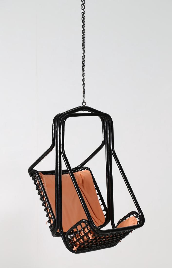 BONACINA 1889 Poltrona a sospensione in bambu' laccato. (1 of 5)