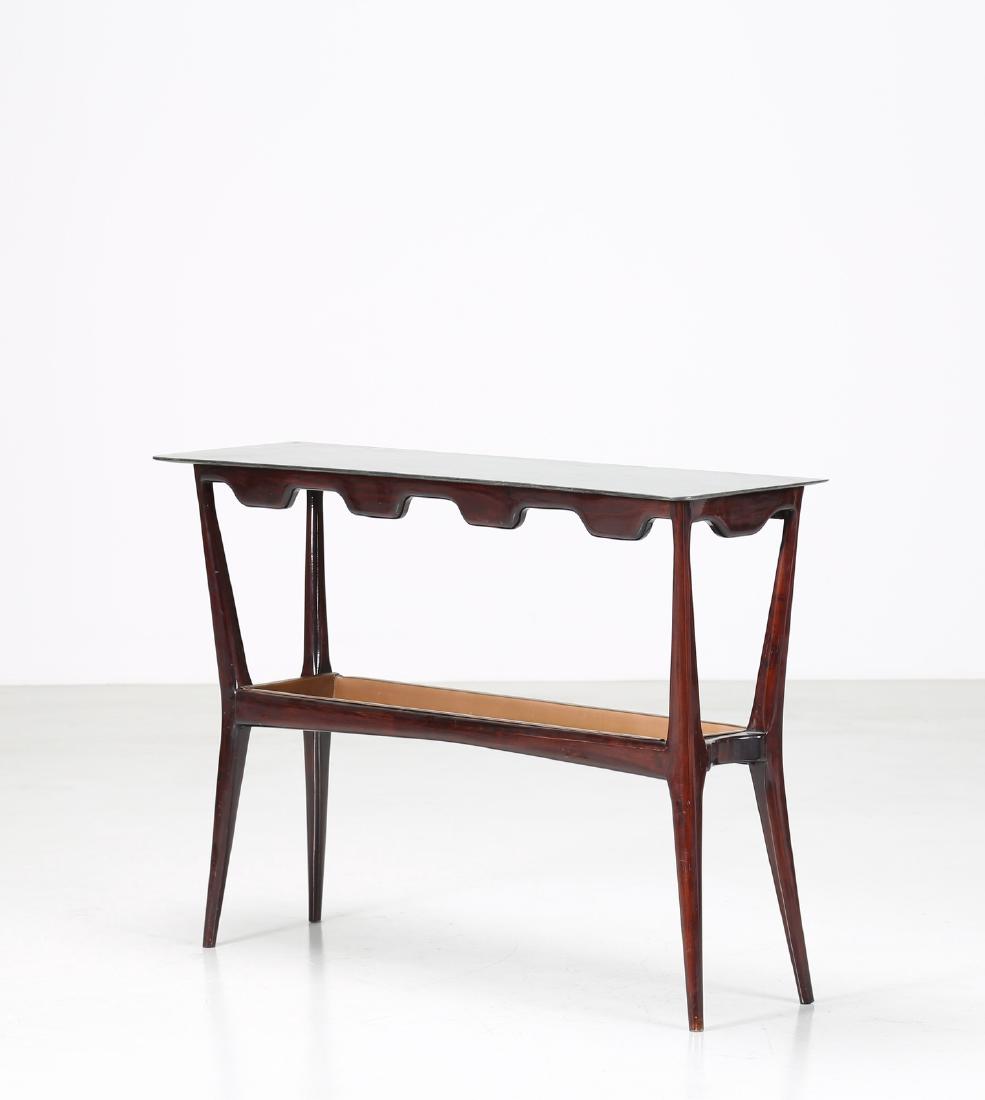 OSVALDO BORSANI Consolle in legno e metallo con piano (1 of 5)