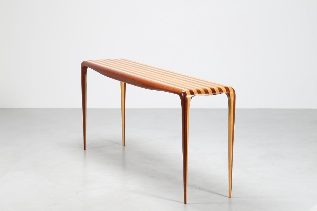 MANIFATTURA ITALIANA Consolle bicolore in mogano e (1 of 7)