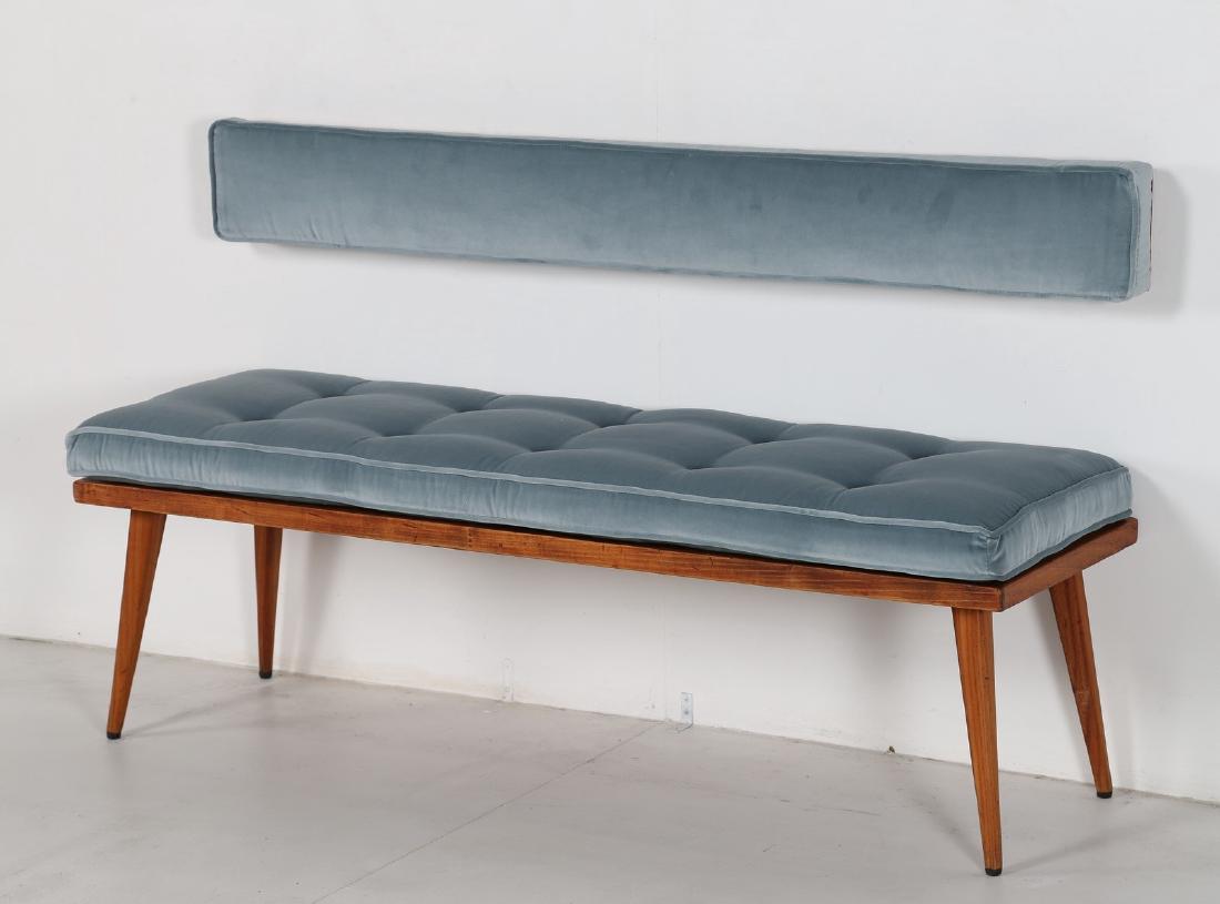 ICO PARISI Panchetta con schienalino a muro in legno e (1 of 5)