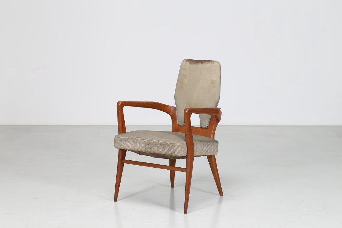 AUGUSTO ROMANO Attrib. Poltroncina in ciliegio e (1 of 9)