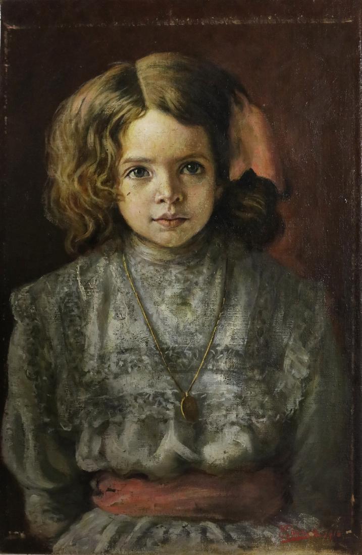 EMILIO PARMA Ritratto di bimba. (1 of 3)