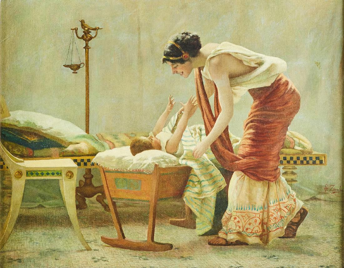 GUGLIELMO ZOCCHI Donna con bambino. (1 of 2)