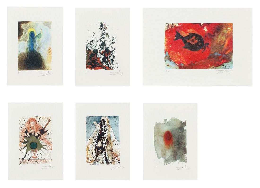 SALVADOR DALI' Cartella contenente 6 litografie. (1 of 7)