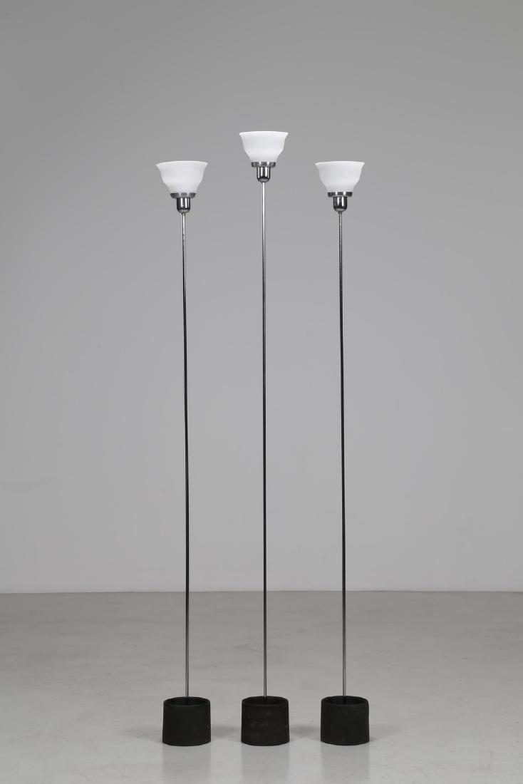 GIGI & PEPE TANZI  Tre lampade da terra in plexiglass e (1 of 3)
