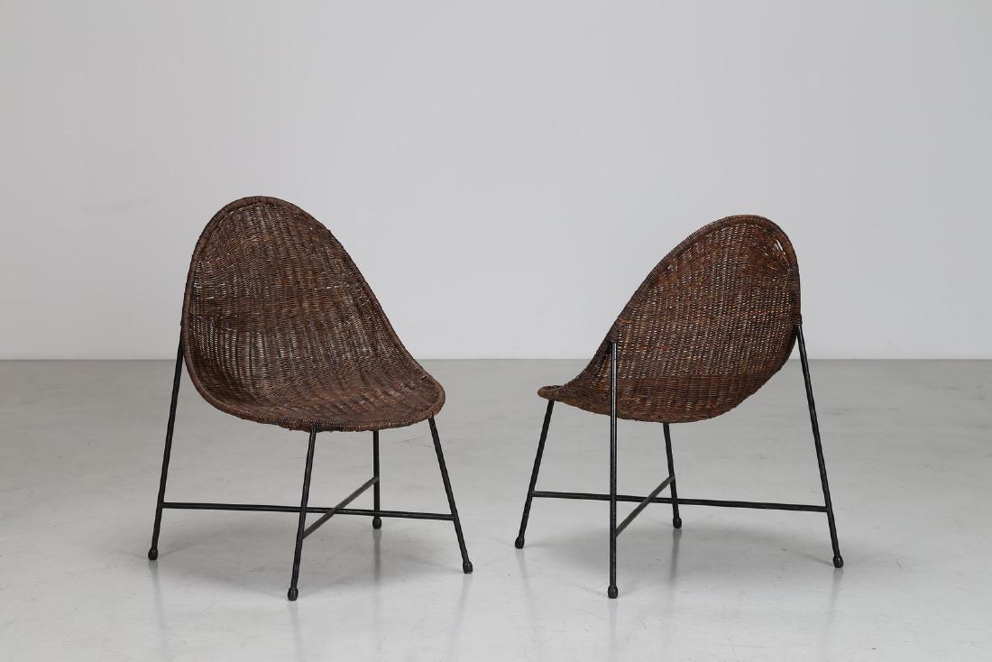 MANIFATTURA ITALIANA  Coppia di poltroncine in tondino (1 of 2)