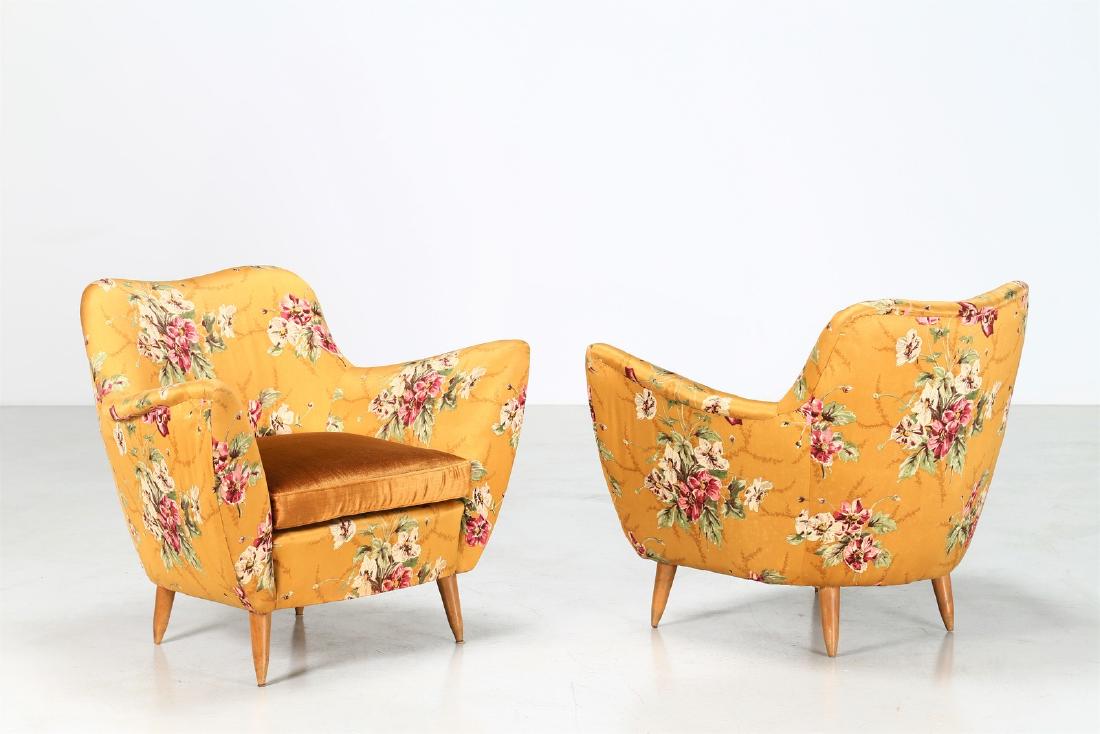 MELCHIORRE BEGA Pair of armchairs. (1 of 7)