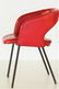 GASTONE RINALDI Six solid metal and skai chairs, model - 2