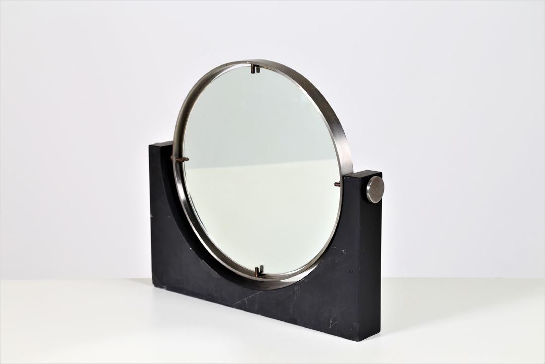 ANGELO MANGIAROTTI Dressing table mirror in slate, (1 of 6)
