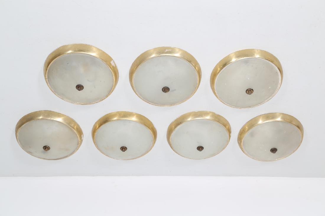 MANIFATTURA ITALIANA  Seven wall/ceiling lights in (1 of 3)