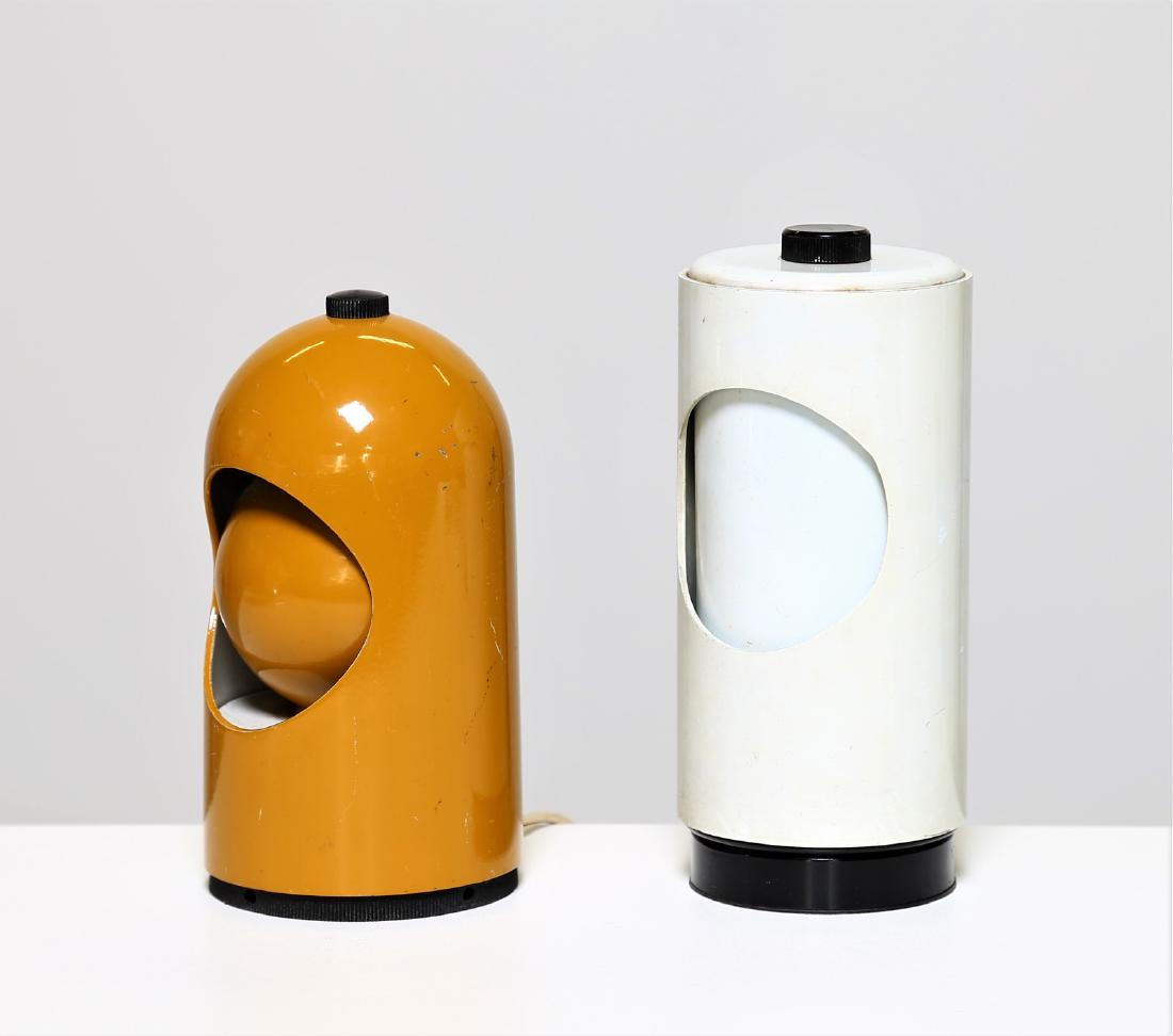 ARTEMIDE  Pair of table lamps, Selene model, 1970s. (1 of 3)